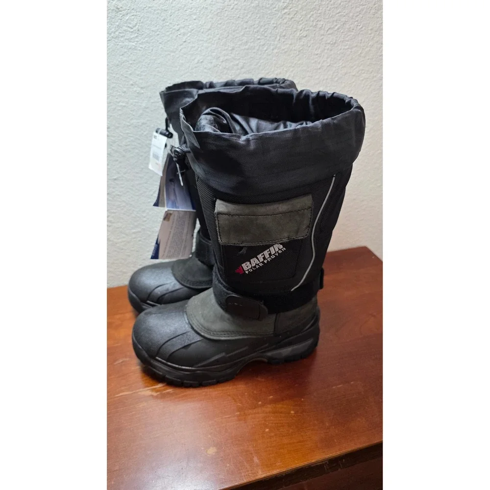 Baffin Impact Men's Polar Proven Winter Boots Size 8 Black Snow 4000-0048 NEW